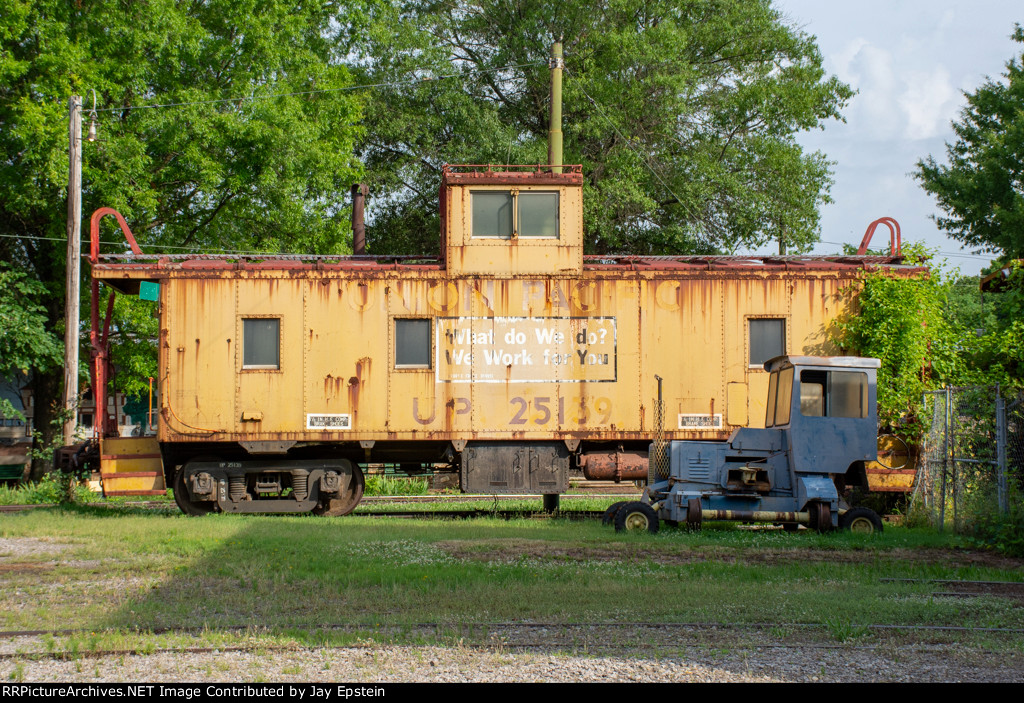UP Caboose #25139 is on display at the Fort Smith Trolley Museum